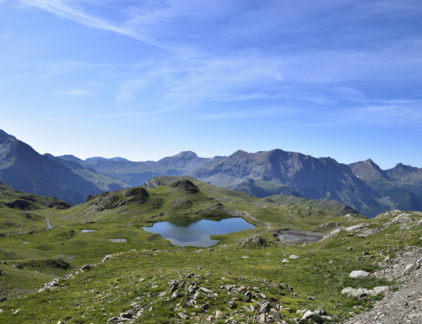 Lac montagne été